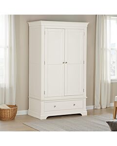 Bordeaux 2 Door Wardrobe - Ivory
