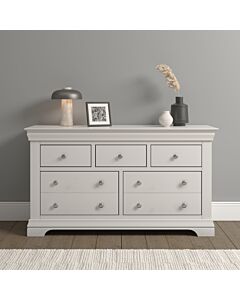 Bordeaux 3+2 Drawer Chest - Ivory