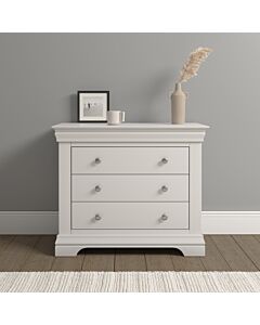 Bordeaux 3 Drawer Chest - Ivory