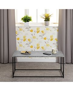 Athens Rectangular Coffee Table - Concrete Effect