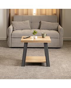 Eddie Side Table - Grey/Sonoma Effect