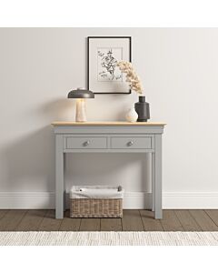 Bordeaux Console Table - Pebble Grey/Oak