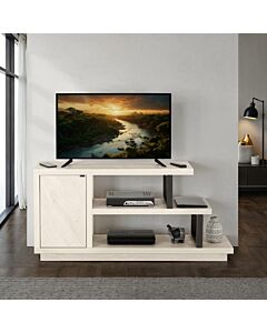 Turin TV Stand - Light Oak Effect/Black