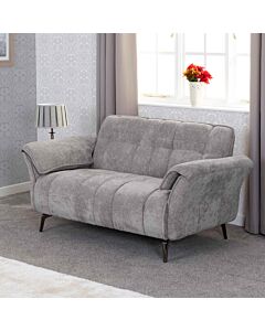 Amalfi 2 Seater Sofa - Grey Fabric
