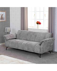 Amalfi 3 Seater Sofa - Grey Fabric