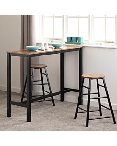 Athens Breakfast Bar Set - Acacia Effect