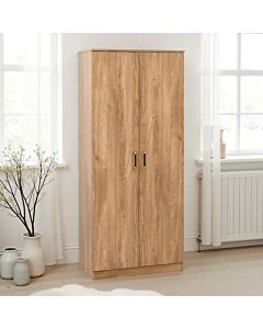 Dakota 2 Door Wardrobe - Oak Effect