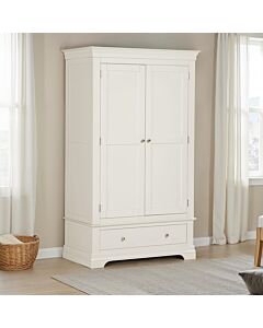 Bordeaux 2 Door Wardrobe - Ivory