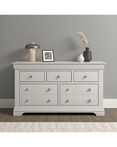 Bordeaux 3+2 Drawer Chest - Ivory