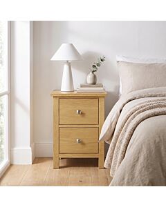 Cambridge 2 Drawer Bedside - Honey