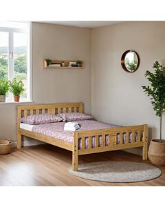 Rio 4'6" Bed - Distressed Waxed Pine