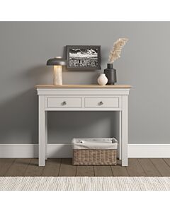 Bordeaux Console Table - Ivory/Oak