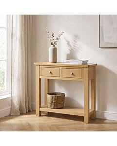 Cambridge 2 Drawer Console Table - Honey