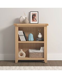 Windsor Low Bookcase - Natural Oak