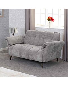 Amalfi 2 Seater Sofa - Grey Fabric