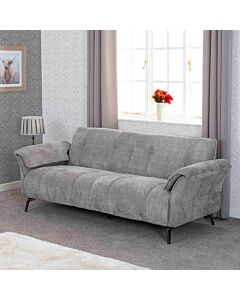 Amalfi 3 Seater Sofa - Grey Fabric