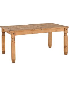 Corona Extending Dining Table - Distressed Waxed Pine