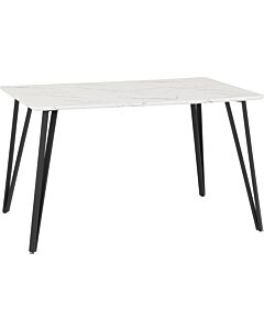Marlow Dining Table - White Marble Effect