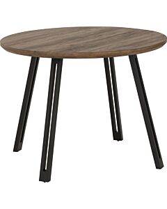 Quebec Round Dining Table - Medium Oak Effect