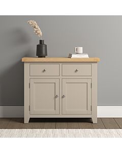 Windsor 2 Door 2 Drawer Sideboard - Putty/Oak