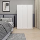 Malvern 3 Door Wardrobe - White