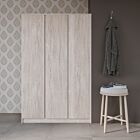 Malvern 3 Door Wardrobe - Urban Snow