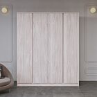 Malvern 4 Door Wardrobe - Urban Snow