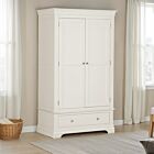 Bordeaux 2 Door Wardrobe - Ivory