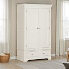 Bordeaux 2 Door Wardrobe - Ivory