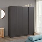 Malvern 4 Door Wardrobe - Grey