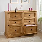 Corona 6 Drawer Chest - Distressed Waxed Pine