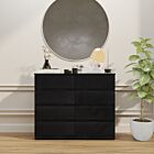 Malvern 8 Drawer Chest - Black