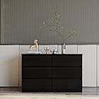 Malvern 6 Drawer Chest - Black