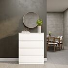 Malvern 4 Drawer Chest - White