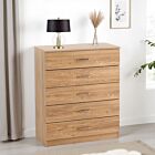 Dakota 5 Drawer Chest - Oak Effect