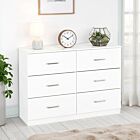 Dakota 6 Drawer Chest - White