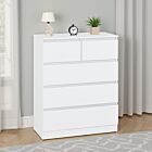 Malvern 3+2 Drawer Chest - White