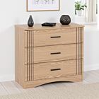 Tessa 3 Drawer Chest - Natural Oak Effect