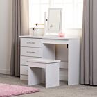 Nevada Dressing Table Set - White Gloss