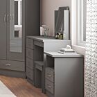 Nevada Dressing Table Set - 3D Effect Grey