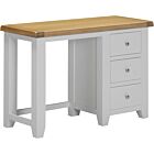 Windsor 3 Drawer Dressing Table - Pebble Grey/Oak
