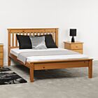 Monaco 4'6" Low End Bed - Antique Pine