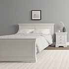 Bordeaux 4'6" High End Bed - Ivory
