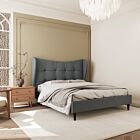 Verona 5' Bed - Grey Fabric