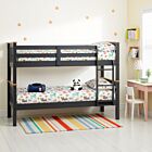 Neptune 3' Bunk Bed - Dark Grey/Oak Effect