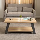 Eddie Coffee Table - Grey/Sonoma Effect