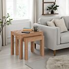 Leon Nest Of 2 Tables - Medium Oak Effect