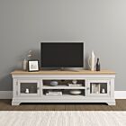 Bordeaux TV Stand - Ivory/Oak