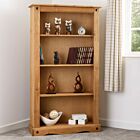 Corona Medium Bookcase - Distressed Waxed Pine