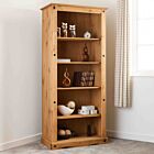 Corona Tall Bookcase - Distressed Waxed Pine